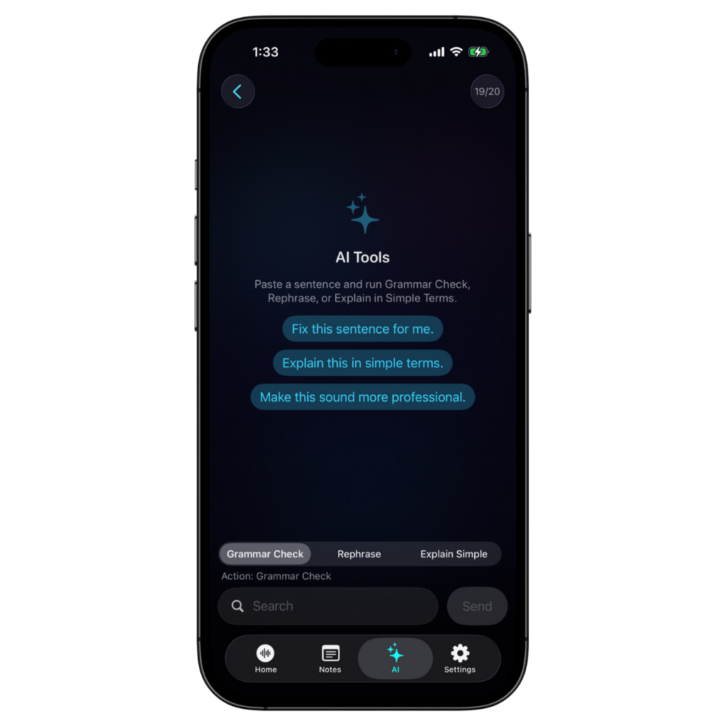 AI Grammar and Rephrase Tools